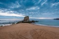 Camello Beach in Santander, Cantabria, Spain Royalty Free Stock Photo